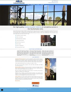 Aqua Cleaning Services Website