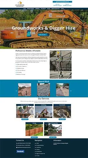 CG Johnson Enterprises Website