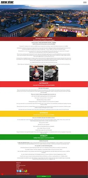New Star Driving Website