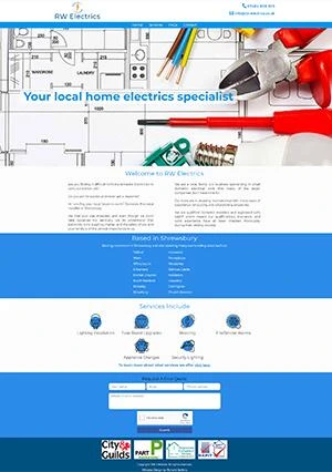 RW Electrics Website