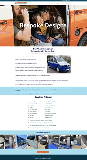 Shrewsbury Day Van website