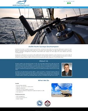 AURA Ycht Surveys  Website